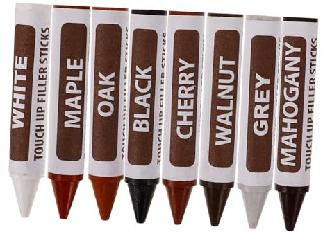Angoily 8stücke Holzreparatur-marker Für Hartholzboden-reparatur Möbel-kratzer-reparatur Lackstift Für Holzmöbel Möbelstift Für Kratzer Holzboden-reparaturset Möbelreparaturzubehör Sofort