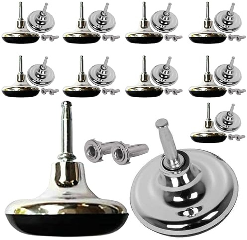 ATEK 20 Pcs Furniture Legs Furniture Bed Feet Leg Gliders Caster with Metal Insert Mushroom Shaped Furnitures Bed Caster Replacement Legs for Beds, Sofas, Chairs, and Footstools