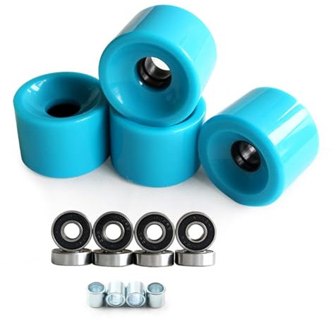 MHADBKH 4pcs 78A Longboards Mit Lagerrollen Skateboard