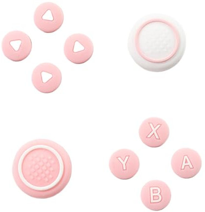 10 in 1 Silicone Thumbstick Protezioni Joystick Caps Sostituzione Chiave direzionale