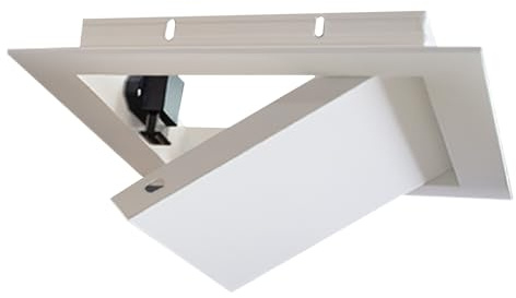 Vindslucka I Aluminium, Krypgrundsdörr, Konstgjord Takfönster, Magnetisk Tryckknapp, Helsvetsade Skarvar, Universal för Tak och Väggar(35 * 35cm)