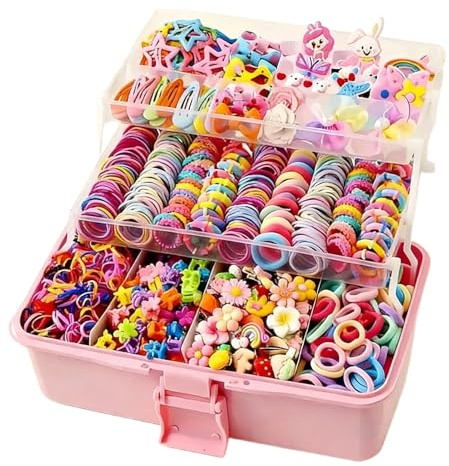 per capelli per bambine e ragazze | Mollette elastiche | per capelli per bimbe piccole,per Carnevale, compleanni, festività, calze della Befana, decorazione di abiti e scuola