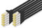 DIGITUS LAN Cable Cat 6A - 2m - 10 Pieces - RJ45 Network Cable - S/FTP Shielded - Compatible with Cat6 & Cat7 - Black