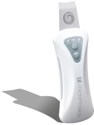 Bio-Therapeutic bt-Micro Fusion Ultraschall-Hautpeeling-Werkzeug, Tiefenreinigung, Mitesserentfernung, weiche, klare Haut, 3 Modi, Edelstahl-Applikator