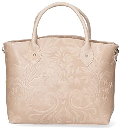 Chicca Borse Borsa tote donna borsa a mano in pelle camoscio stampato borsa media italiana