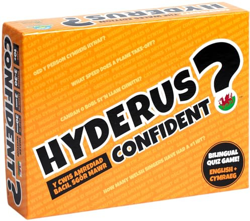 CONFIDENT? Wales Edition - Smash Hit Family Quiz Game about Wales - Perfect Welsh Gift - Wales Edition of Award-Winning Family Game