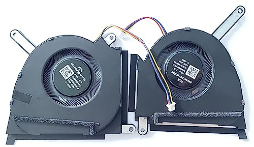 Fleshy Leaf Replacement CPU+GPU Cooling Fan for ASUS TUF Dash (2022) F15 FX517 FX517ZC FX517ZR RTX 3050 3050Ti DC5V Series DFS5K22305283E FP85 DFS5K22115371E FP86