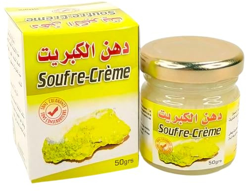 Creme Au Souffre Contre les Problemes de Peaux, 100% naturel