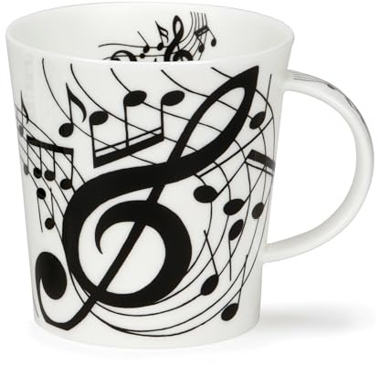 Dunoon Lomond Mug en porcelaine fine Motif ébène