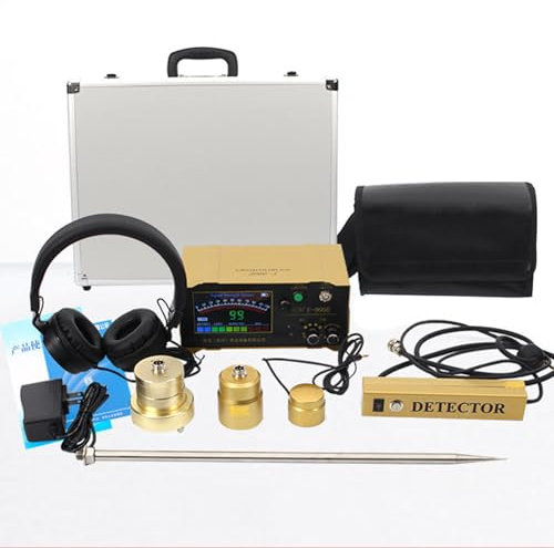 guoyjmm Detector de Fugas de Agua subterránea, Sensor ultrasónico Profesional de Fugas de Agua, Detector de Fugas de tuberías subterráneas, Adecuado para Uso doméstico y Exterior