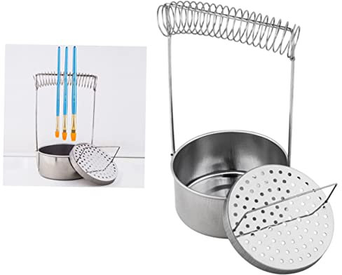 TEHAUX Oil Painting Brush Cleaning Bucket Brush Washer Wash Bucket Cleaning Oil Art Supplies for Home School
