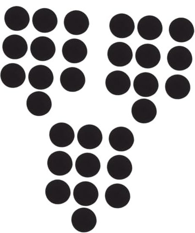 Tofficu 60sätze Selbstklebende Klettpunkte Runde Klettband Dots Mit Hochleistungs-Klebeband Für Zuhause Büro Handwerk Schwarz Wasserfest Wiederverwendbar