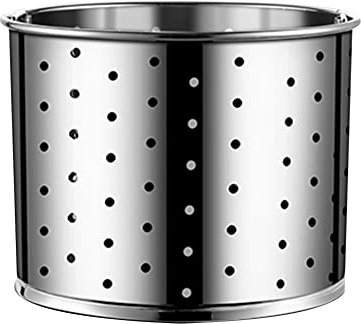 CWCQGH Cubo de Sopa de Acero Inoxidable Comercial, Olla de espárragos, Cubo de Sopa, Cubo Redondo Grueso, Olla de Sopa con Tapa, Cubo de Aceite de Gran Capacidad, Cubo de Agua,Filter Bucket 15L