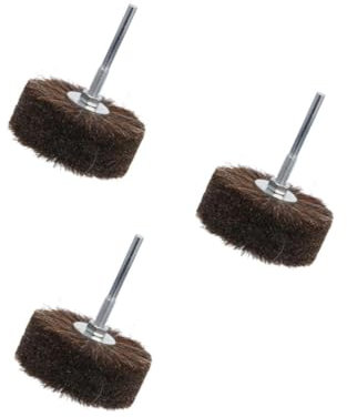 UKCOCO 3pezzi Per Lucidatura e Finitura Accessorio Per Utensili Rotanti Per e Setole Resistenti e
