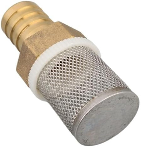 Clapet anti-retour à pied filtrant, 1 pièce, filtre à eau for tuyau, pulvérisateur, filtre à mailles en acier inoxydable(32mm To 1 Inch)