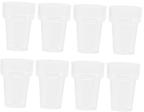 Milisten 20pièces Mini Tasses Décoratives pour Maison De Poupée Tasses à Thé Miniatures Accessoires De Cuisine pour Miniatures pour Projet De Bricolage