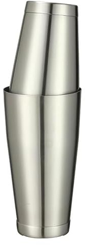 Cocktail Geek Ensemble shaker Boston – Boîtes lestées de 793,8 g et 510,3 g, en acier inoxydable avec finition mate, lavage à la main (finition mate)