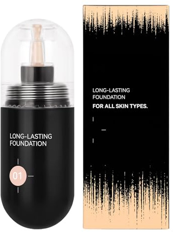 Duroecsain Fondotinta Liquido | 30ml Fondotinta Liquido Effetto Matte Delicato - Base Trucco Idratante a Lunga Durata Controllo Lucido per Donne e Ragazze Ogni Tipo di Pelle