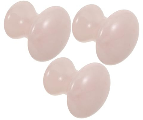 Baluue 3stücke Jade-gesichtsroller mit Kristallstein Pilzform-gua-sha-massagegerät für Gesichtspflege Gua-sha-gesichtsmassagegerät zur Reduzierung Feiner Linien und Schwellungen