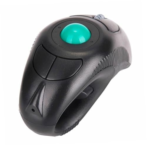 FELTECHELECTR Souris sans Fil Trackball Ergonomique Portable à Pointeur Au Pouce USB sans Logiciel pour PC et Ordinateur Portable Confortable pour Usage Prolongé