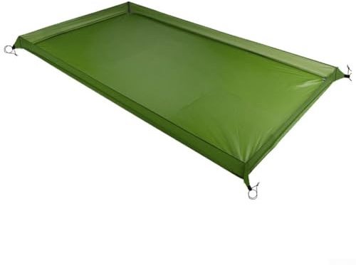Gdfnmogo Wasserdichte Zeltunterlage für Camping – Oxford-Tuch-Bodenplane, Unterzeltplane mit befestigten Heringen, elastische Eck-BA (20D)