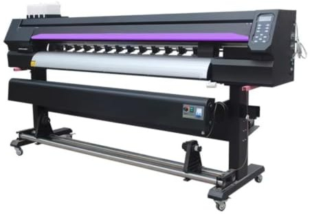 Wide Roll Inkjet Plotter Eco Solvent Tryck Utrustning Kommersiell Skrivare för Väggmålningar Vinylklistermärken Utomhus Skylt Reklam Konstverk