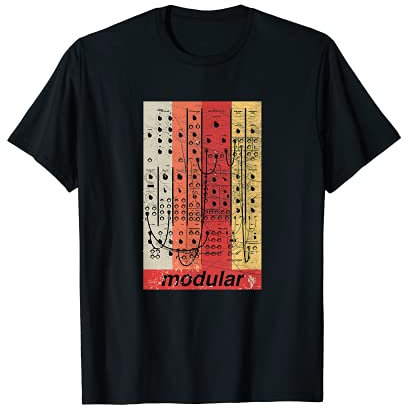 Vintage Modular Synthesizer - Analog DIY Synth Nerd T-Shirt T-Shirt