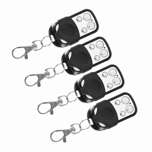 Télécommande de Porte Garage transmetteur de télécommande sans Fil de Voiture 4pcs Universal Clone Porte de Garage sans Fil 433.92 MHz
