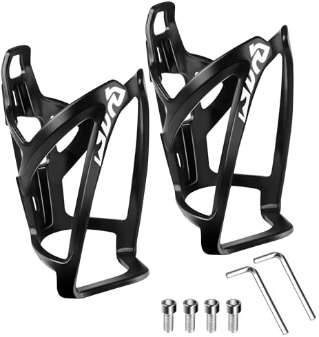 Teamkio 2er-Pack Flaschenhalter Fahrrad für 0.5-1L Flaschen, Inkl.Werkzeug | Getränkehalter Fahrrad für MTB/Rennrad/Fahrrad, Trinkflaschenhalter Fahrrad für PET-Flaschen, Dosen