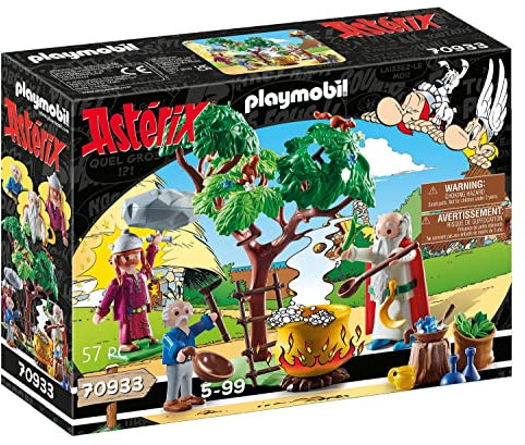 PLAYMOBIL Asterix 70933 Miraculix mit Zaubertrank, Spielzeug für Kinder ab 5 Jahren
