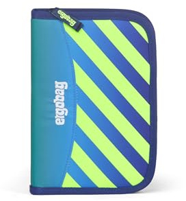 ergobag Federmäppchen | 22-teiliges Set mit Lyra Buntstiften und Lineal sowie Stundenplan-Fach und Kleingeldfach für die Schule