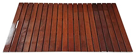 Zhaomi Bambus Badematte aus Massivem,Badematte aus Holz,Badewannenmatte,Multifunktionale Duschmatte,mit Rutschfesten Füßen,Bequem und Leicht zu Reinigen (120x60cm/47x24in)