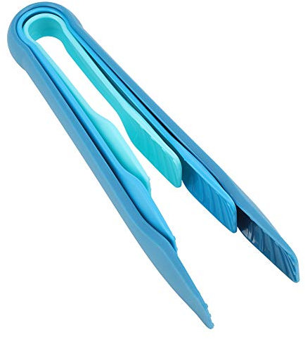 3 Pinzas de Plástico Multifuncionales, Pinzas de Cocina para Pan, Carne, Verduras, Hielo, Antideslizante, Clip para Ensalada, Utensilios de Cocina para Hornear, para Acampar, Fiestas, panadería.