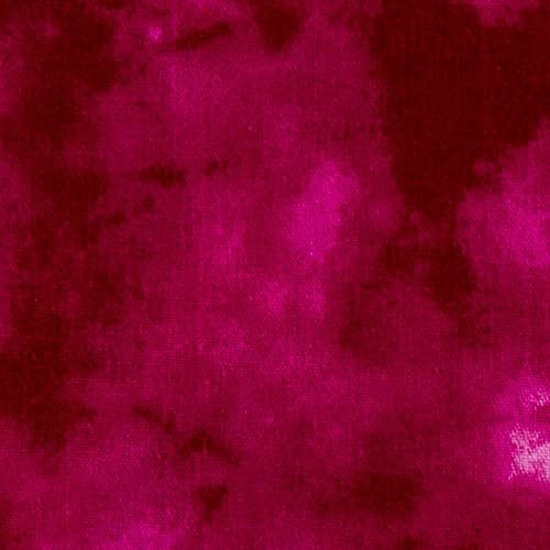 Melody Steppstoff, meliert, Batik-Effekt, 100 % Baumwolle, 112 cm breit, Premium-Qualität, Meterware, UK (Magenta)