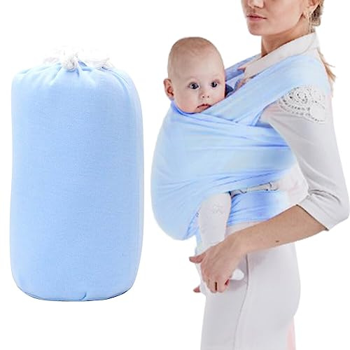 Baby Tragetuch Neugeborene, Weich Tragetuch Baby, Babytragetuch Ohne Knoten,Babytrage ab GeburtAlles in 1 Dehnbaren Babytragetuch Neugeborene ab Geburt für Babys & Neugeborene ab Geburt 3-16 kg