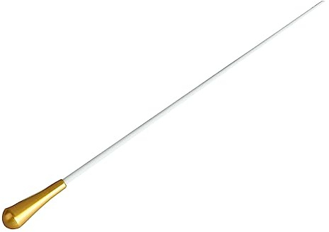 Conducting Baton Metal Orchestra Conductor Rod for Stage Performances Music Band Choir Director(Gold)