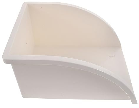 Veemoon Water-Collecting Dustpan Greenhouse Gutter Ends Gutter Mesh Guard Rainwater Splash Block PVC Downspout Filter Easy Install