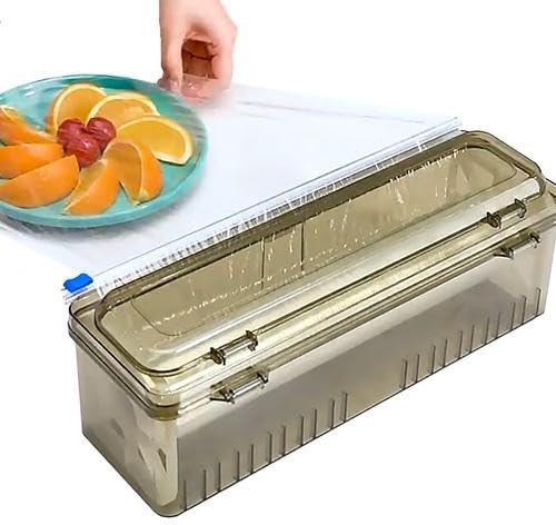 Dispenser Di Fogli Di Alluminio, Dispenser Pellicola Per Alimenti, Porta Pellicola Con Taglierina, Taglia Pellicola Da Cucina, Tagliapellicola Distributore Di Pellicola Di Alluminio