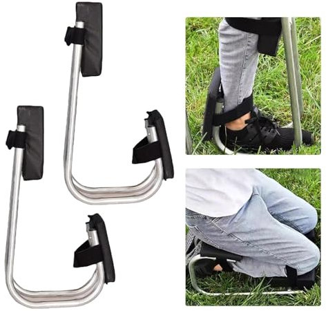 Siège à genoux for le jardinage | Siège protège-genoux for travaux agricoles | Piège sur genou for le jardin | Outils d'économie de travail d'agenouilleur de jardin for l'élagage et le désherbage(Blac