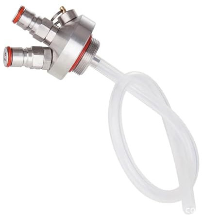 MNEVZX bierbrauset Mini-Fass-Speer, Mini-Growler-Zapfhahn-Spender, mit 12-Zoll-Schlauch für 2 l/3,6 l/5 l selbstgebrautes Bier, Werkzeug, Wein-Zapfhahn-Spender Heimbrau-Sets