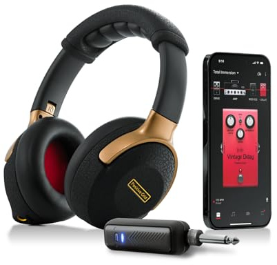 Positive Grid Spark NEO Wireless Guitar Headphone Amp & AI-Powered Guitar Rig with Custom Audio Drivers, Noise-Isolation, Bluetooth Streaming & Smart App for Electric, Acoustic and Bass Guitar