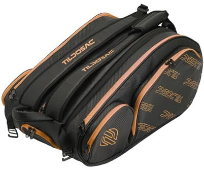 Aymzbd Tennis Rucksack für Große Männer Und Frauen mit Schultergurt, Schwarz Gelb