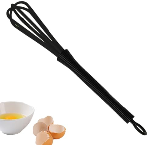 manhegari Mini Fouet Portable Fouet Coloré Salon Coiffeur Colorant Ballon Fil Mélangeur Batte à Œufs Mélangeur Outil de Cuisine Balai de Cuisine avec Poignée Confortable