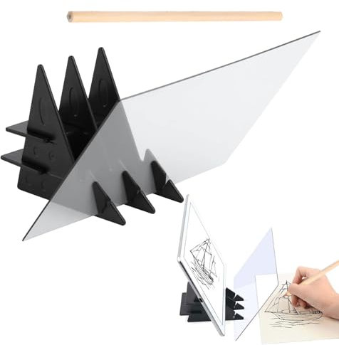 SOGHO 1 Set Optisches Zeichenbrett,Zeichenbrett Mit Bleistift,Optisches Zeichenbrett Handy,Zeichenprojektor Für Malerei des Handy-Und Tablet-DIY Für Anime Malerei Kunst Zeichnungs Skizzen