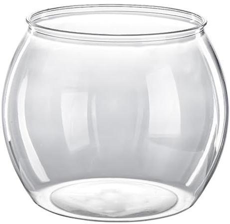 Bocce per pesci in plastica, diametro 6, 3'', bocce trasparenti per pesci rossi, per infrangibili, piccole per acquari, per fioriere idroponiche, terrari, ciotole, decorazioni pe