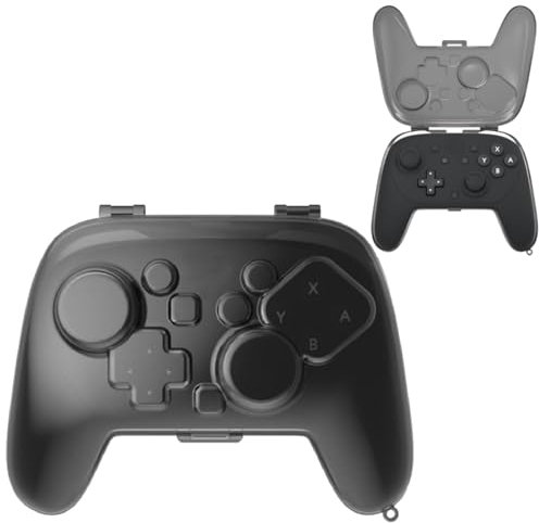 Clear Protective Case for Switch 2 Pro Controller, Remote Hard Shell PC Slim Cover, Anti Scratch, Shockproof & Water-resistant,Hardshell Protector Transparent,Accessories for Switch 2 Pro Controller