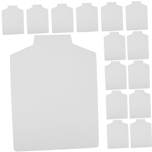 MAGICLULU 20 Sheets White T-shirt Folding Paperboard Shirt Form Clothes Folding Board Organizer Clothes Support for Quick and Easy Laundry Storage