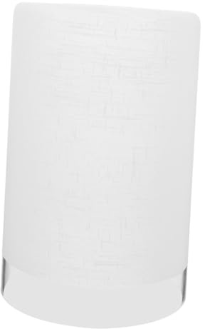 Sewroro Paralume in Vetro Satinato Per Lampadari Lampade Sospensione Applique e Luci Da Toeletta Copriparalume Sostitutivo Bordi Lisci