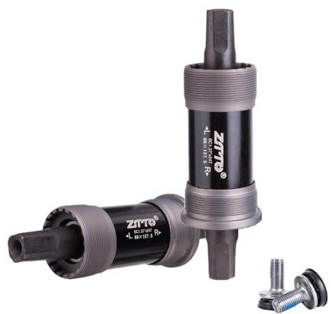 YATINGZHANG Movimento Centrale Perno Quadro Movimento Centrale for Bicicletta MTB 107 110,5 118 124, mm ASSE pedivella Foro Quadrato Parti for for guarnitura conica Quadrata(116L)