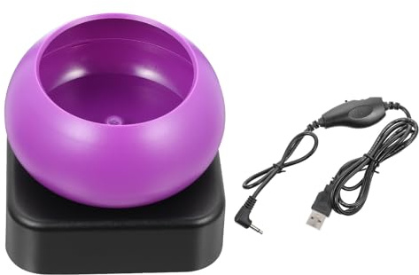 VINTORKY Máquina Eléctrica para Hacer Cuentas con Velocidad Variable, Cuenco Giratorio para Abalorios Diy, Herramienta para Enhebrar Cuentas, Accesorio para Pulseras y Collares en Color